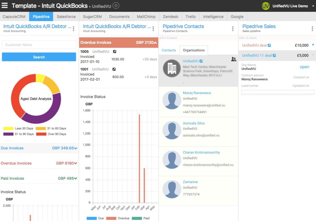 QuickBooks integration