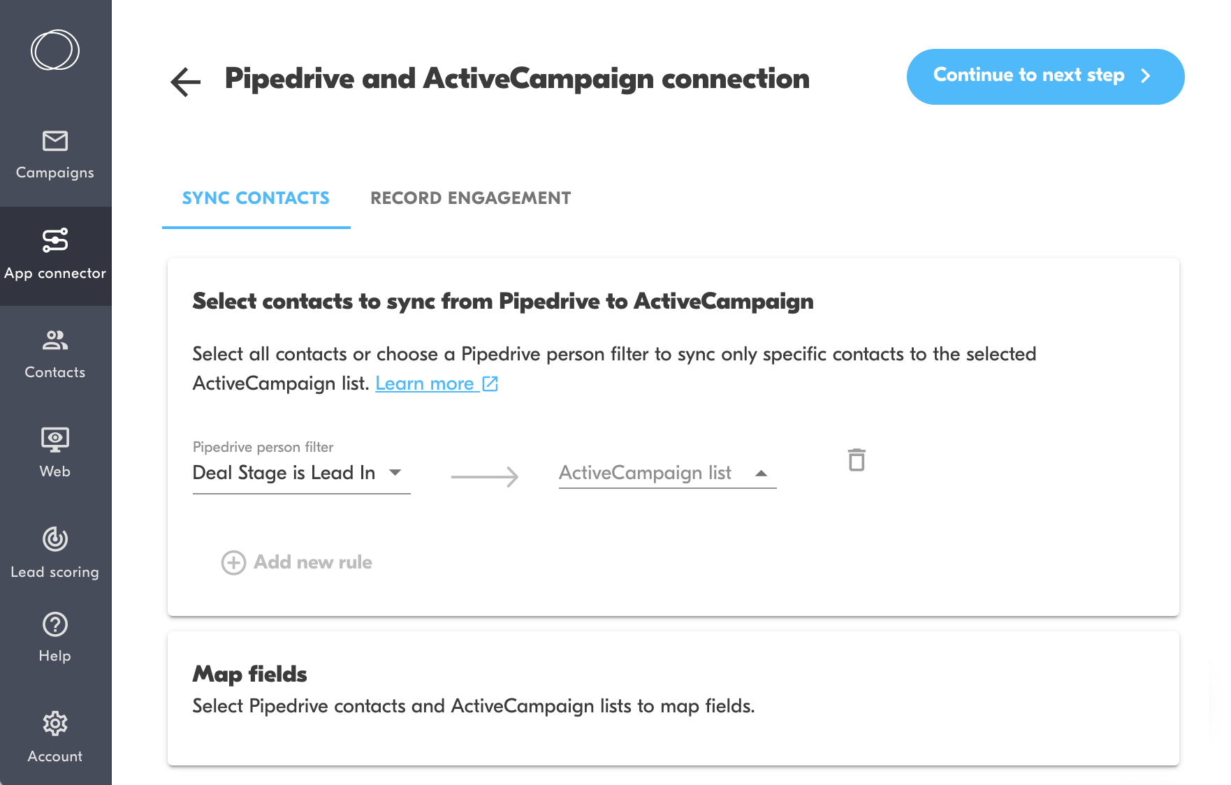 sync contacts from Pipedrive to ActiveCampaign