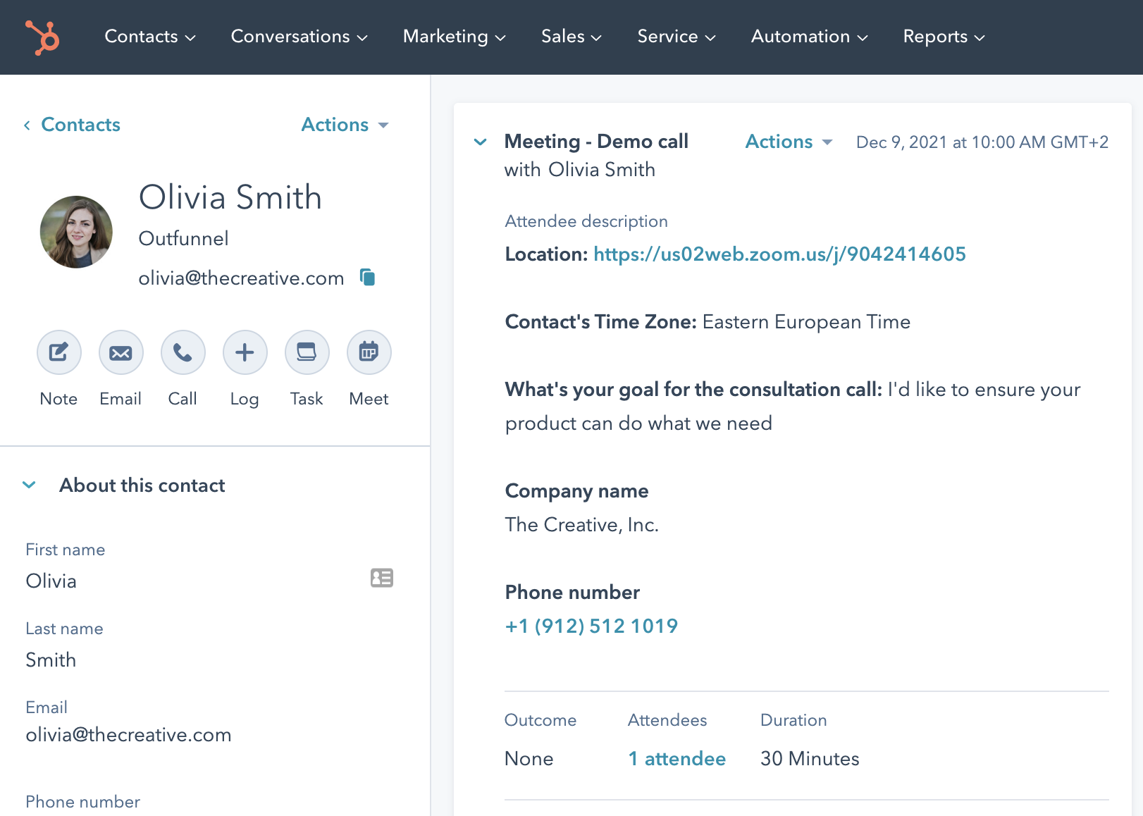 Hubspot Calendly Integration