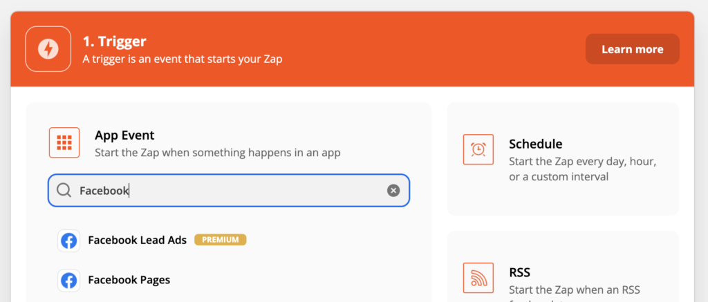 facebook lead ads in zapier