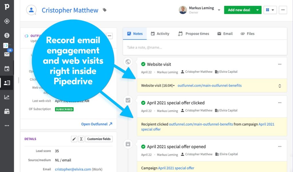 Record-email-visits-in-Pipedrive
