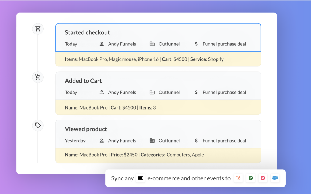 Smarter Sales Follow-ups Start Here: Track Klaviyo Ecommerce Events in Your CRM